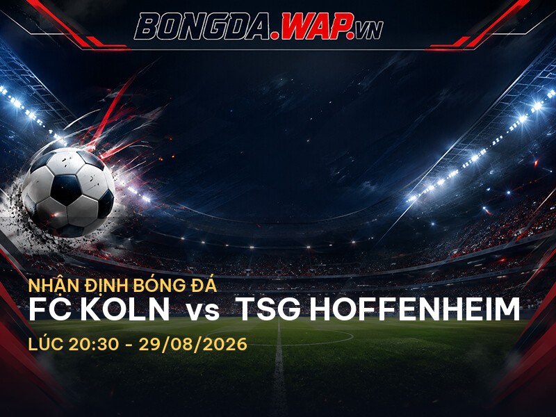 Bongdawap nhận định: FC Koln vs TSG Hoffenheim Bongdawap nhận định: FC Koln vs TSG Hoffenheim